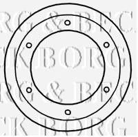 BORG & BECK bbd5921s -  Тормозной диск